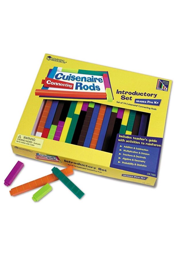 Cuisenaire® Interconnectable Math Rulers - 1