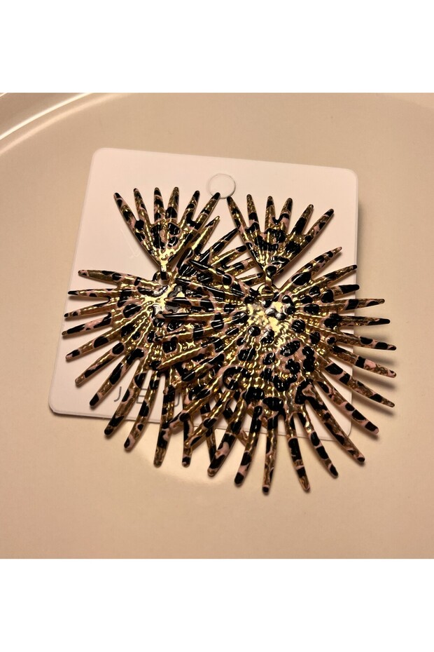 أقراط بنمط الفهد - 2