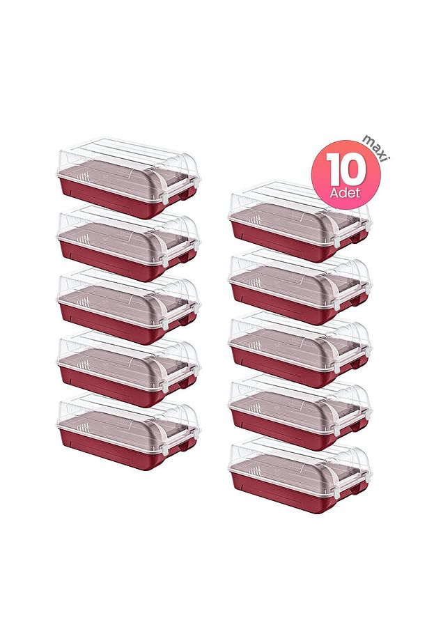 10'lu Set Erkek Carmen Ayakkabı Kutusu - 4