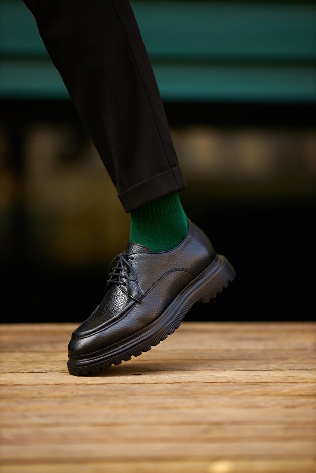 Arthur Model Eva Sole Laced Genuine Floater Leather Casual Shoes