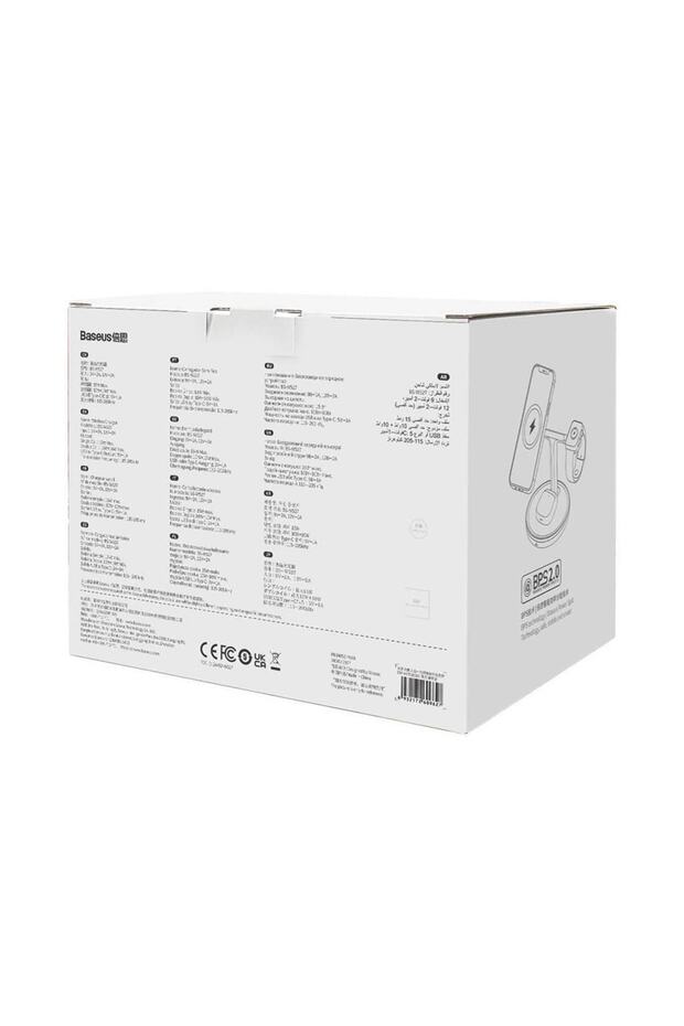Swan 3 In 1 Wireless Magnetic Bracket 20w Kablosuz Hızlı Şarj Cihazı Universal Version - 7