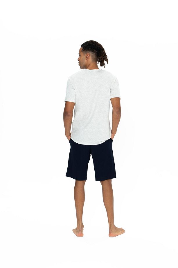 U.S. Polo Assn. Erkek Ekru Şort Takım - 4