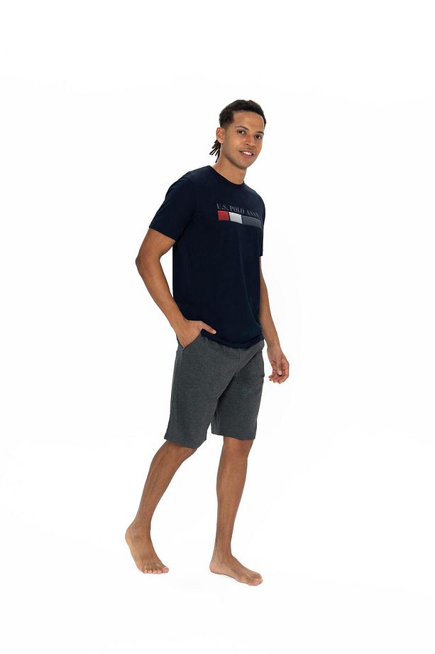 U.S. Polo Assn. Erkek Lacivert Şort Takım - 3