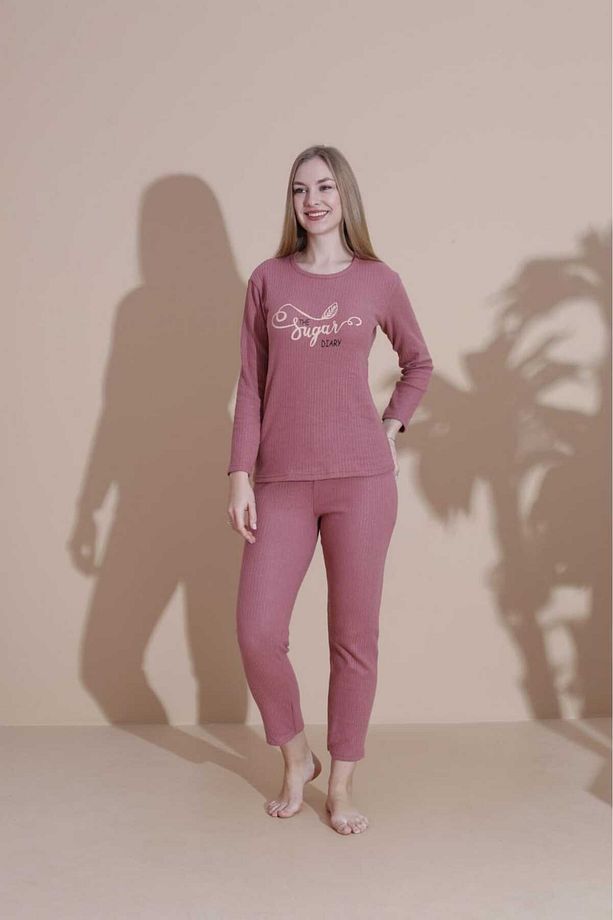 KIŞLIK YUMOŞ  UZUN KOL PIJAMA TAKIMI - 1