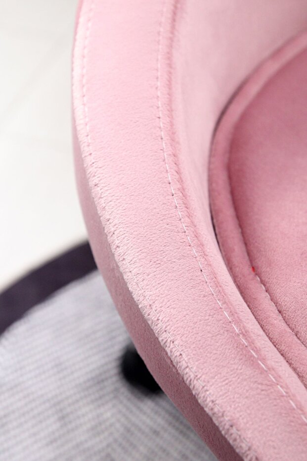 Simge Ofis Ve Çalışma Koltuğu (PEMBE KUMAŞ) - 8