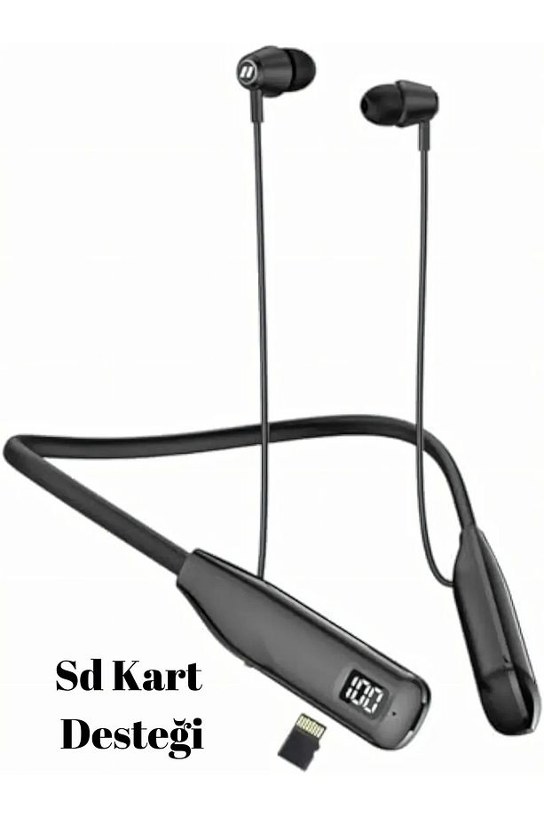 Haino Teko Anc-10 Dokunmatik Ekranlı Boyun Bandı Bluetooth Kulaklık Oled Ekran - 3