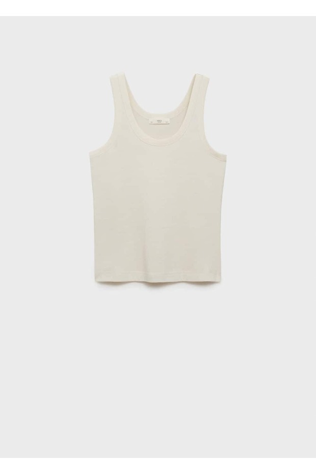 %100 Pamuklu Askılı Bluz - 1