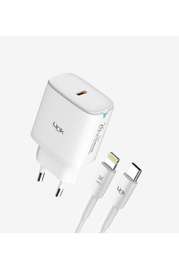 Tech C308 Safe Tip-c Lightning Kablolu 20w Hızlı Şarj Cihazı - 1