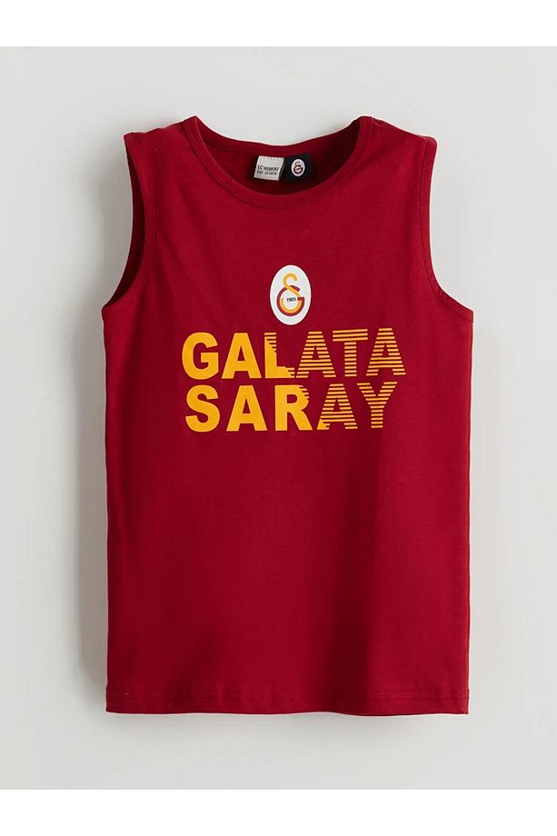 LCW Kids Kırmızı Bisiklet Yaka Baskılı Erkek Çocuk Atlet ve Deniz Şortu - 2