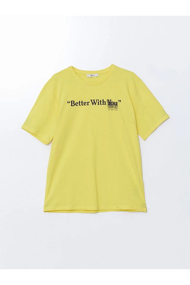 LCW ECO Sarı Standart Kalıp Erkek Şortlu Pijama Takımı - 2