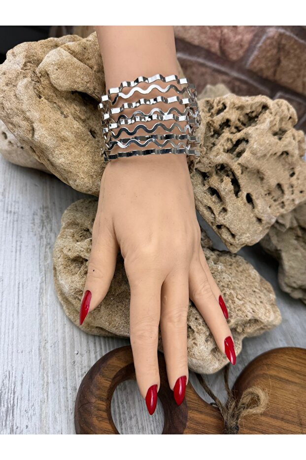 Kelepçe model bilezik - 4