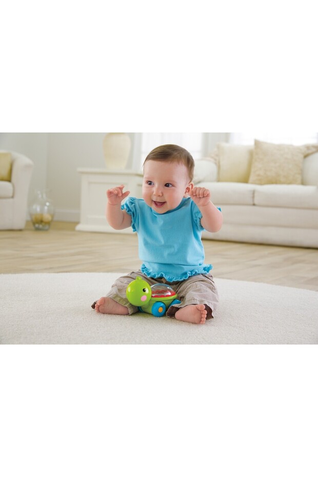 Fisher Price Push and Go Turtle Toy - 4