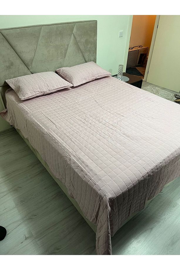 Nevresimhome Çift Kişilik Pamuklu Kapitone Yatak Örtüsü - 3