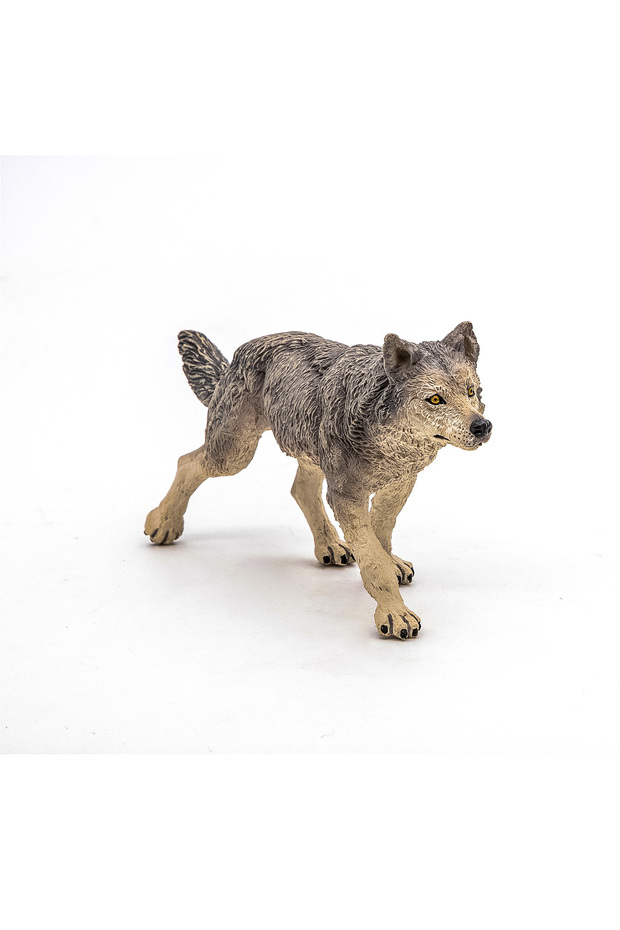 GREY WOLF FIGURINE - 3