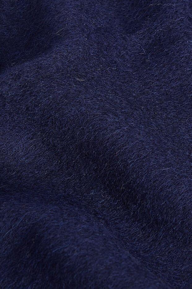 Plain Lambswool Atkı NY11 Navy - 5