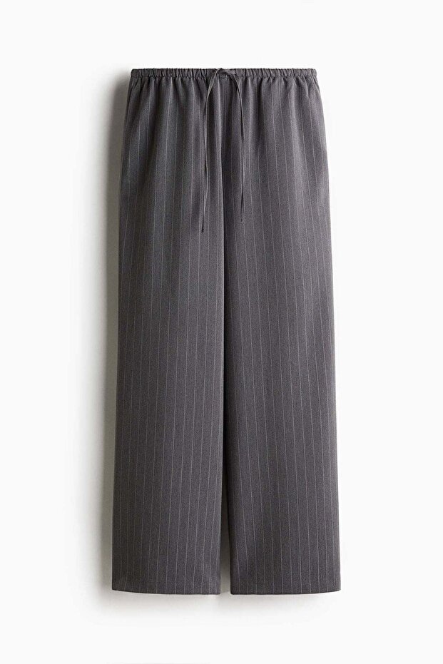 Twill drawstring trousers - 4