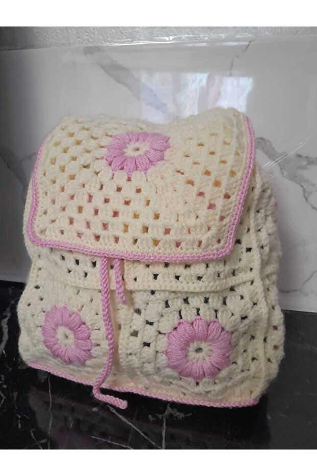 motifli kız çocuk çanta - 8