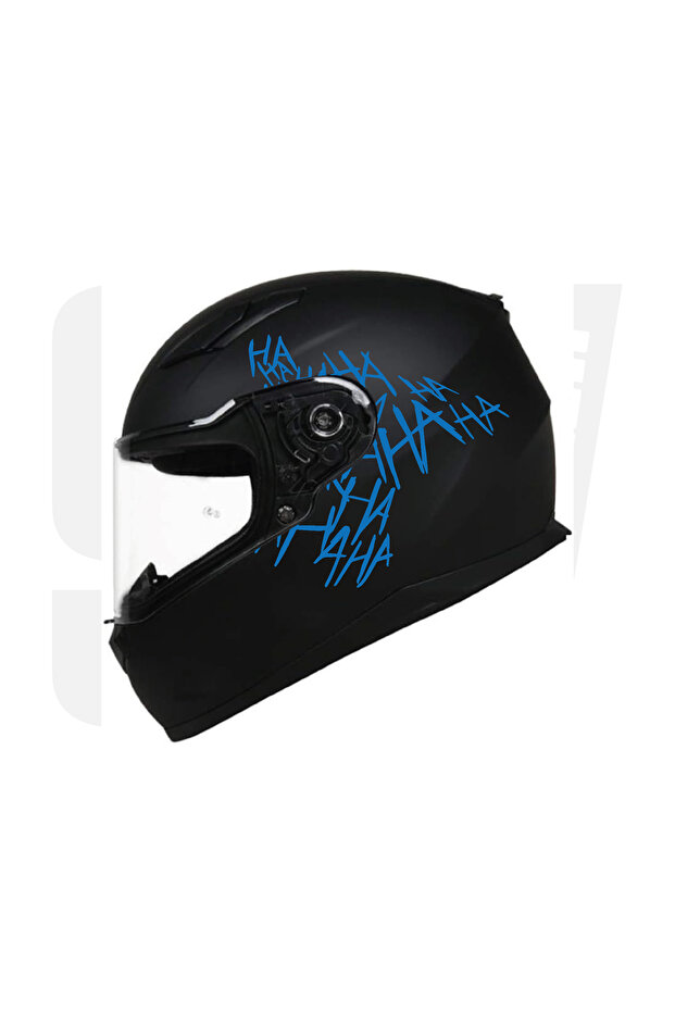 Haha Joker Motorcycle Helmet Sticker Motor Helmet Sticker Haha Joker Sticker Set 1 Pack