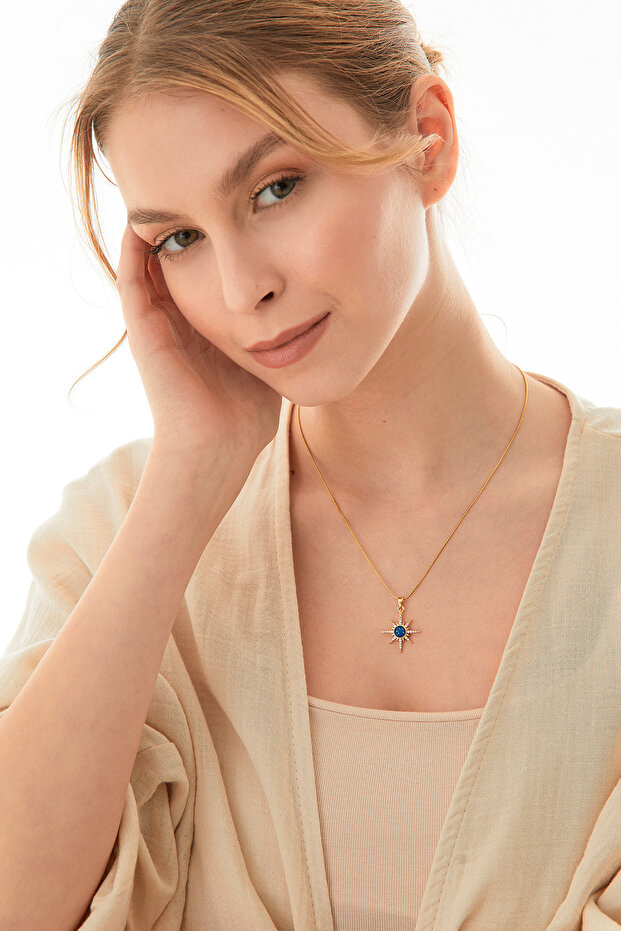 Yıldız Çelik Kolye - 1