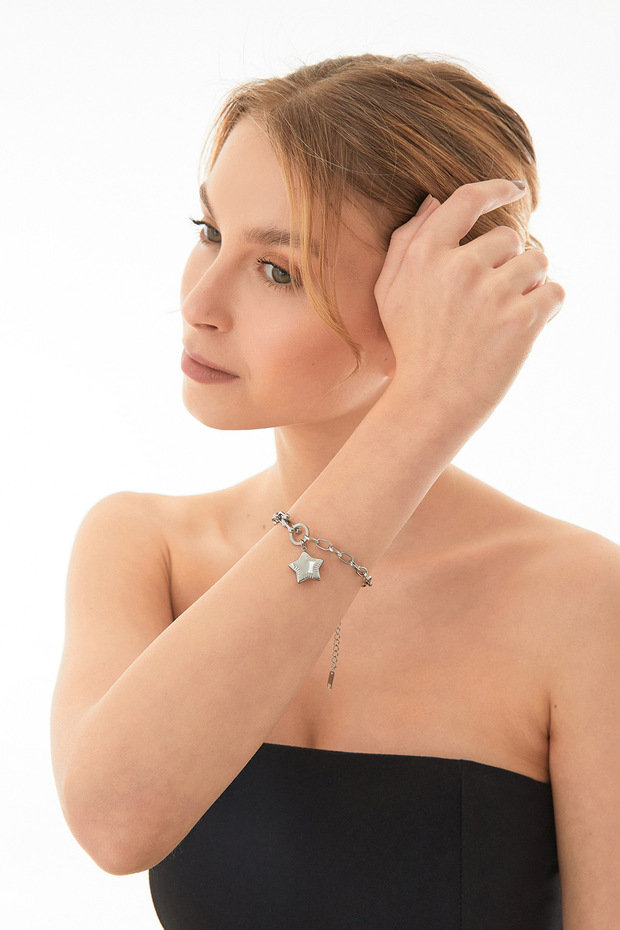 Yıldız Çelik Bileklik - 5