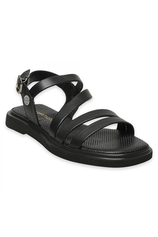 D25Ys-5005Z Daily Black Women's Sandals