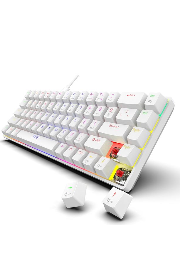 IKG-453 Empousa 68 Keys Red Switch Full Rainbow Mechanical Keyboard - 3
