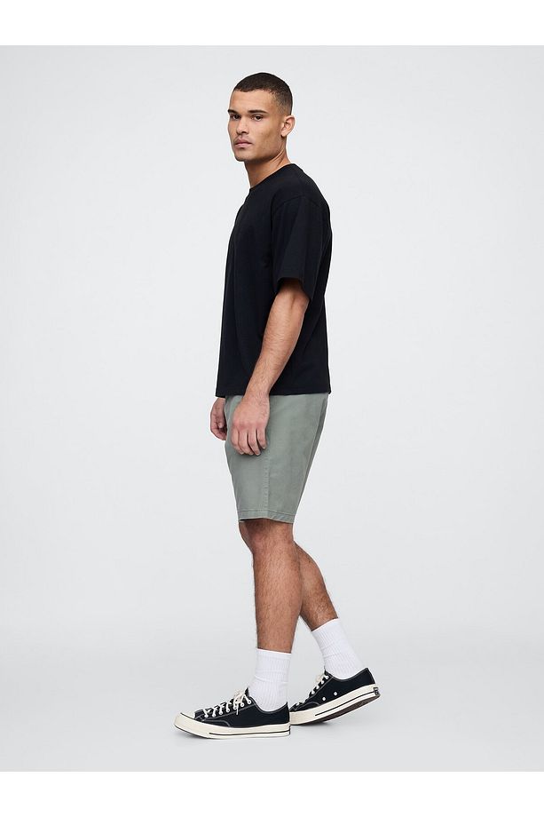 Erkek Yeşil Essential Khaki Şort - 4