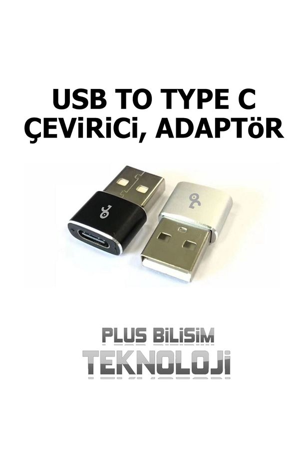 USB to Type C Dönüştürücü, Adaptör, Çevirici, Converter Usb A to Type C - 3