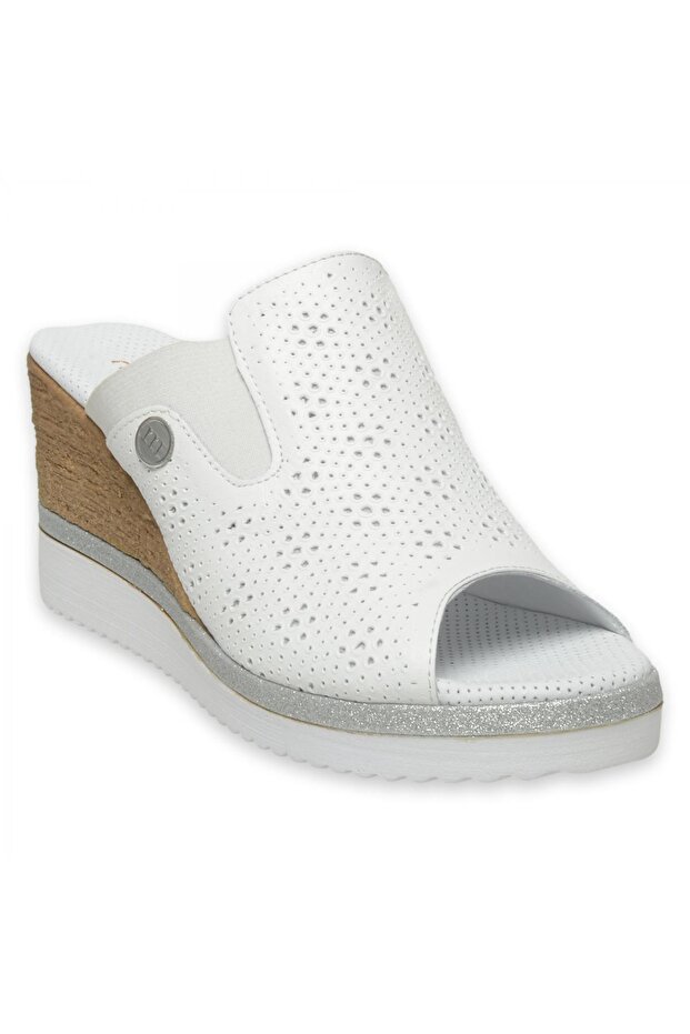 D25Yt-1485Z Daily White Women's Slippers