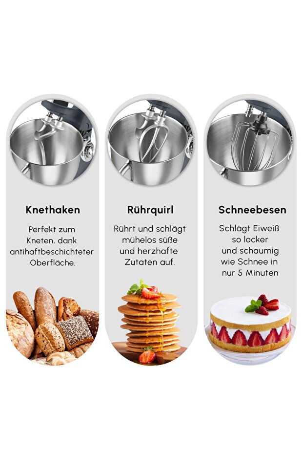 Blendburst Standmixer, Grau - 8