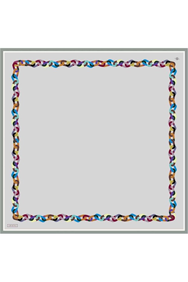 Eșarfă de mătase Tivil - 8908d-54 - 3