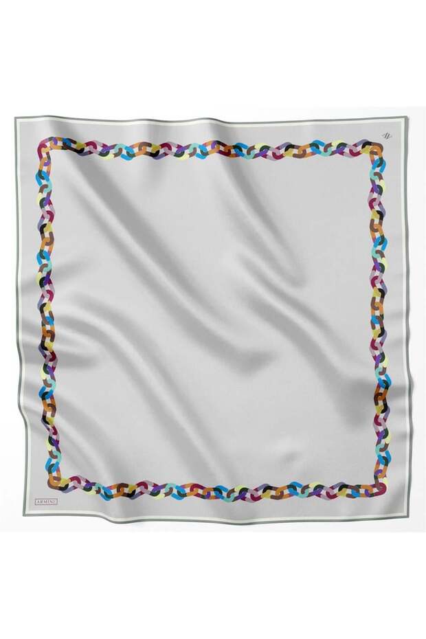 Eșarfă de mătase Tivil - 8908d-54 - 2