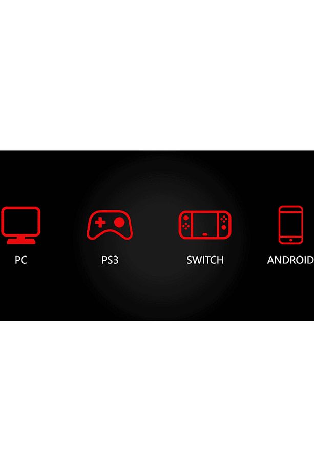 BLOODY GP30 USB PC Switch Android PS3 Kablolu Oyun Kolu Kırmızı - 1