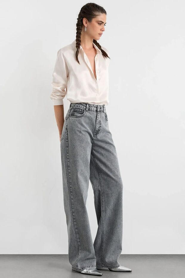 Saten Klasik Gömlek - 3