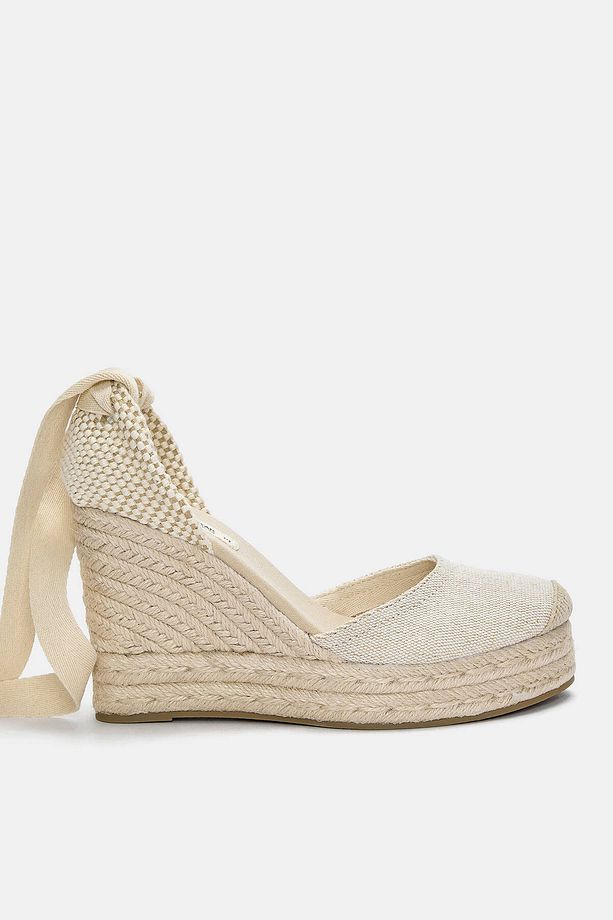 Dolgu topuklu espadril - 7