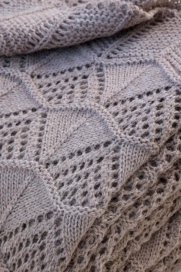 Emily Triko Örgü Koltuk Şalı, Çok Amaçlı Kullanılabilir Koltuk Örtüsü - 4