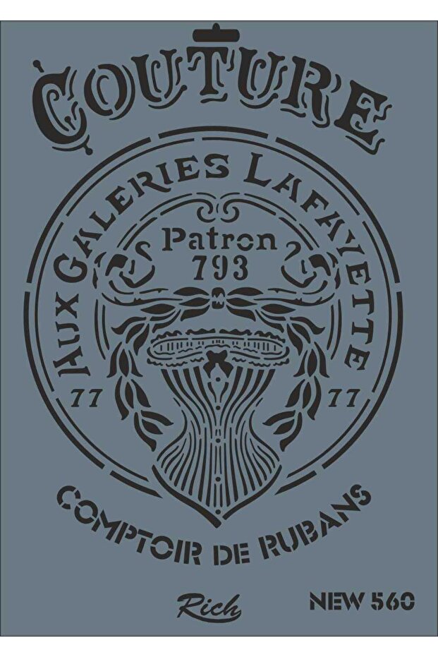 STENCIL NEW SERİ X-LARGE 560 - 1