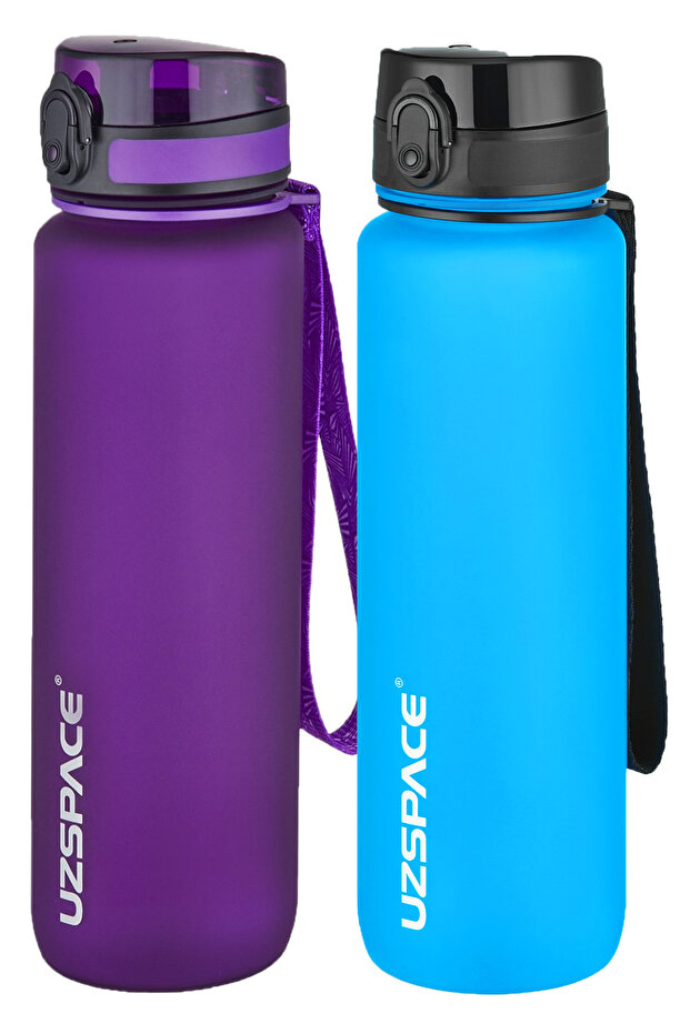 Fiftyfifty Set of 2 1000ml 1 Liter Tritan Water Bottle