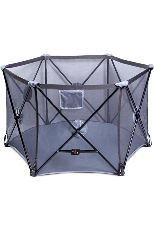 Baby Safe Foldable Playard - Grey