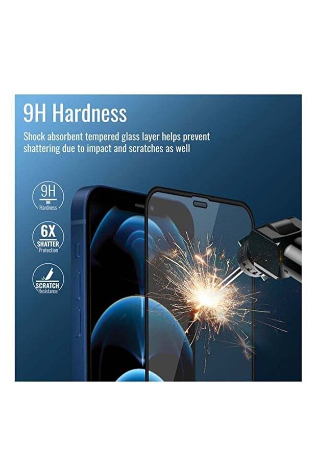 زجاج شفاف ثلاثي الأبعاد DropProtect مع مصد مدمج لهاتف iPhone 12 - شفاف - 4