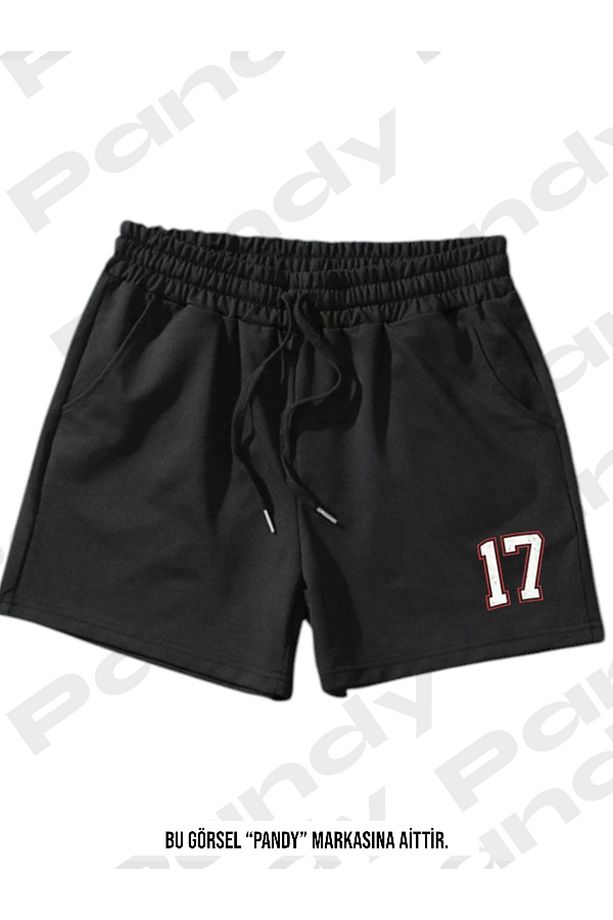 Unisex 17 Baskılı Renkli Basic Şort - 1