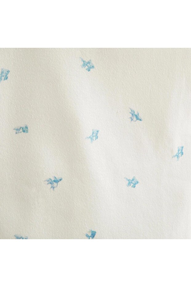 Marine Baskılı Tshirt Ekru - 2