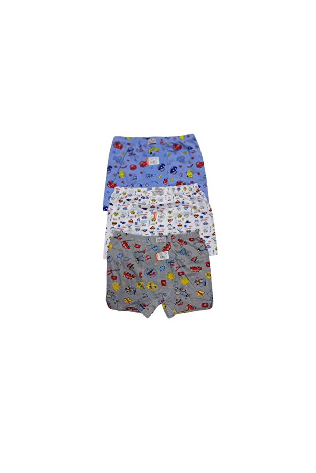3' lü Çocuk Erkek Boxer - 1