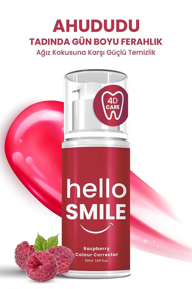 Hello Smıle Ahududu Aromalı 4d Beyazlatıcı Diş Jeli - 2