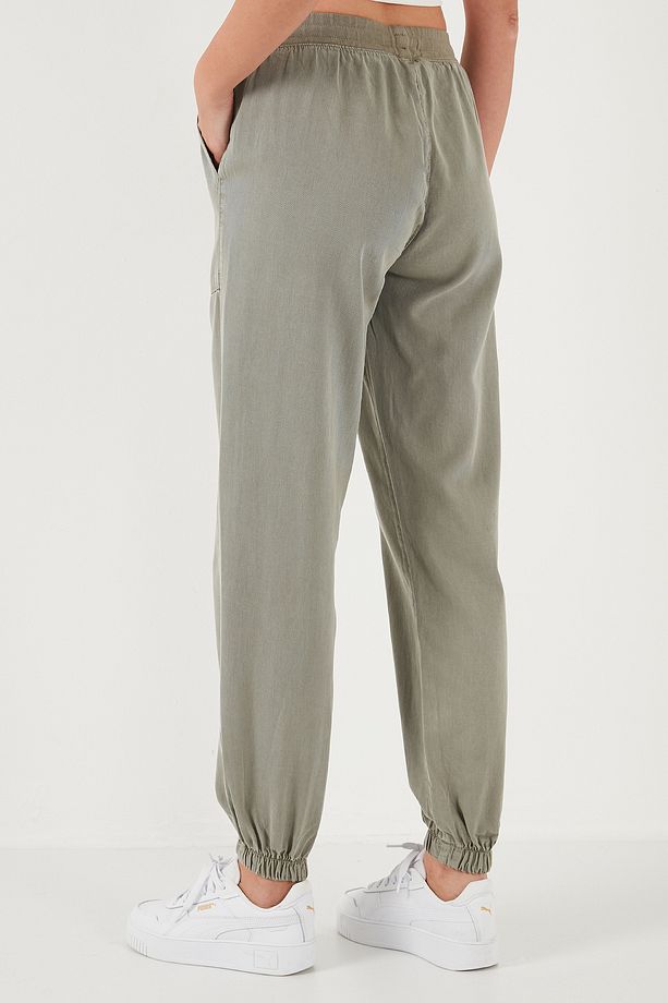 Regular Fit Yüksek Bel Lastikli Paça Jogger Spor Pantolon Pantolon 668yp5039 - 6