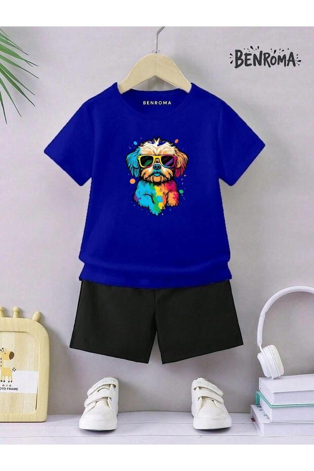 Children's Shorts Suit Unisex Character Printed