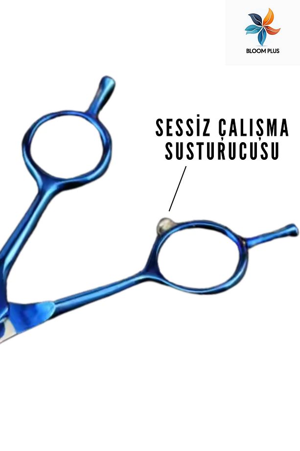 Çift Vidalı Kavisli Saç Kesim Makası Solak İçin Uygun Yapı - 3