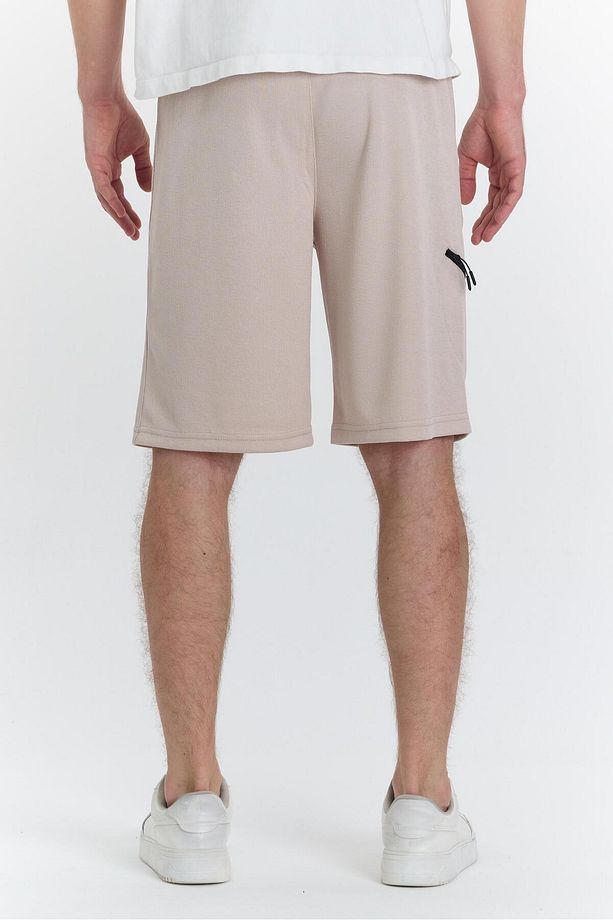 Erkek Polycotton Şort Ekru 6051-E - 8