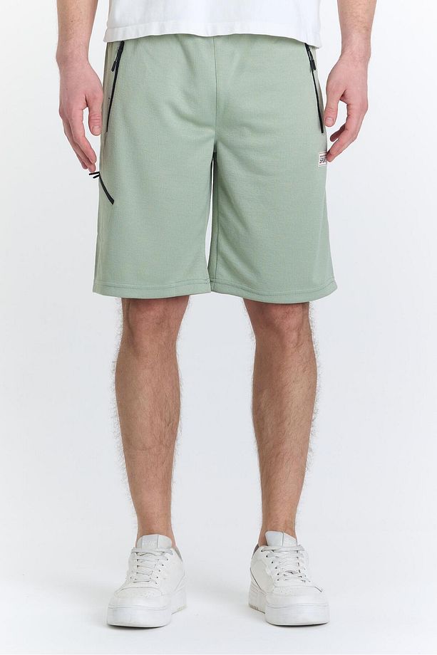 Erkek Polycotton Şort Yeşil 6051-Y - 2