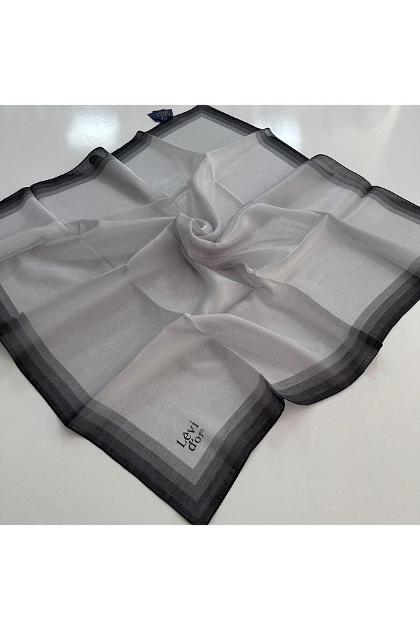 Levi'dor Kehribar Eşarp Açık Gri LTR0202 - 1